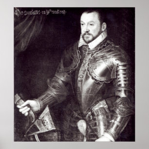 Portret van Francois I, hertog van Montmorency Poster