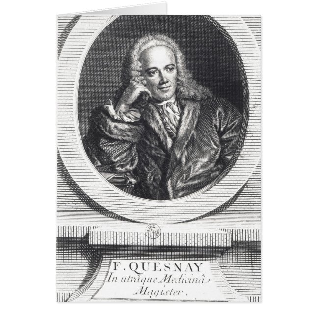 Portret van Francois Quesnay (Voorkant)