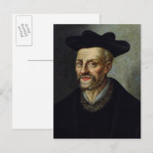Portret van Francois Rabelais Briefkaart (Voorkant / Achterkant)