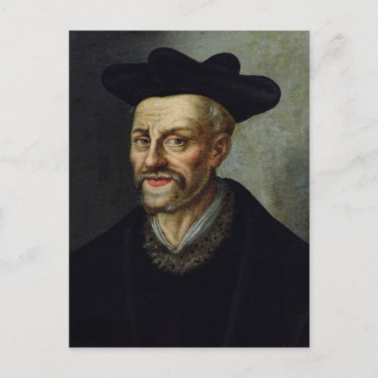 Portret van Francois Rabelais Briefkaart (Voorkant)
