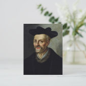 Portret van Francois Rabelais Briefkaart (Staand voorkant)