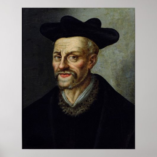 Portret van Francois Rabelais Poster (Voorkant)