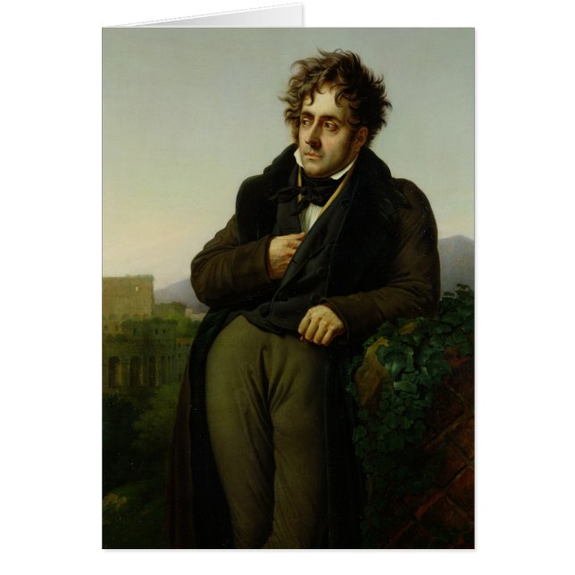 Portret van Francois Rene Vicomte (Voorkant)