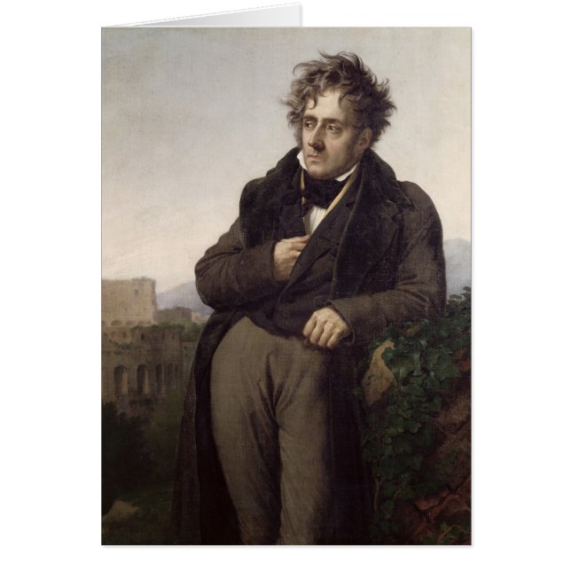 Portret van Francois Rene Vicomte de (Voorkant)