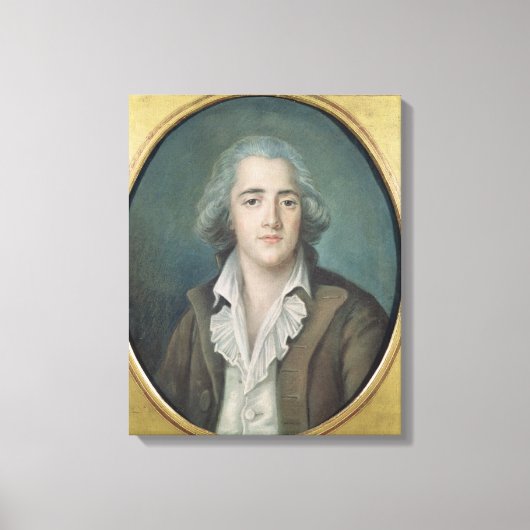 Portret van Francois Rene Vicomte de 2 Canvas Afdruk (Voorkant)