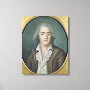 Portret van Francois Rene Vicomte de 2 Canvas Afdruk