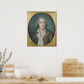 Portret van Francois Rene Vicomte de 2 Poster (Keuken)