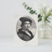 Portret van Francois Villon Briefkaart (Staand voorkant)