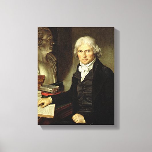 Portret van Francois Xavier Bichat Canvas Afdruk (Voorkant)