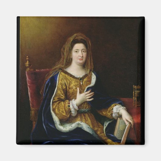 Portret van Francoise d'Aubigne Marquise Magneet (Voorkant)