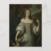Portret van Francoise Louise de la Baume Briefkaart (Voorkant)
