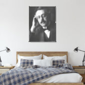 Portret van Frank Bridge (1879-1941) (foto) Canvas Afdruk (Insitu (Slaapkamer))