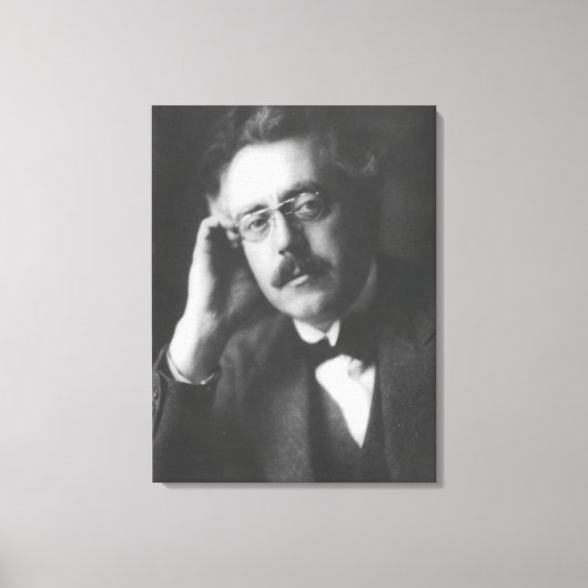 Portret van Frank Bridge (1879-1941) (foto) Canvas Afdruk (Voorkant)