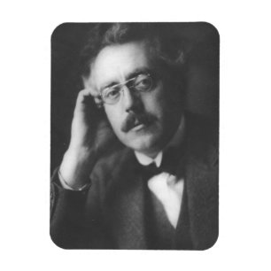 Portret van Frank Bridge (1879-1941) (foto) Magneet