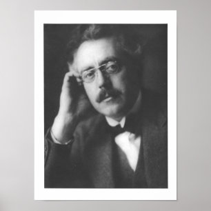 Portret van Frank Bridge (1879-1941) (foto) Poster