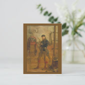 Portret van Frank Hamilton Cushing door Thomas Eak Briefkaart (Staand voorkant)