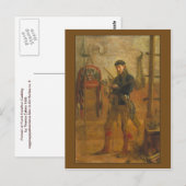 Portret van Frank Hamilton Cushing door Thomas Eak Briefkaart (Voorkant / Achterkant)