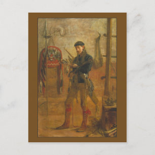 Portret van Frank Hamilton Cushing door Thomas Eak Briefkaart