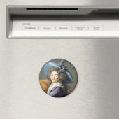Portret van Franse revolutionaire dame Magneet (Insitu (Vaatwasser))