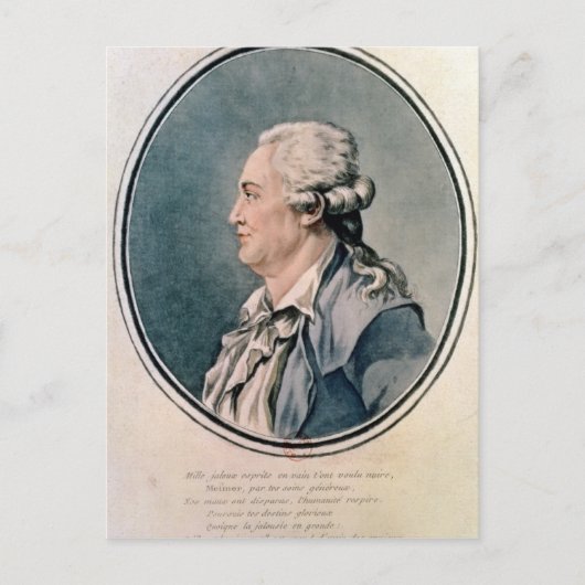 Portret van Franz Anton Mesmer Briefkaart (Voorkant)