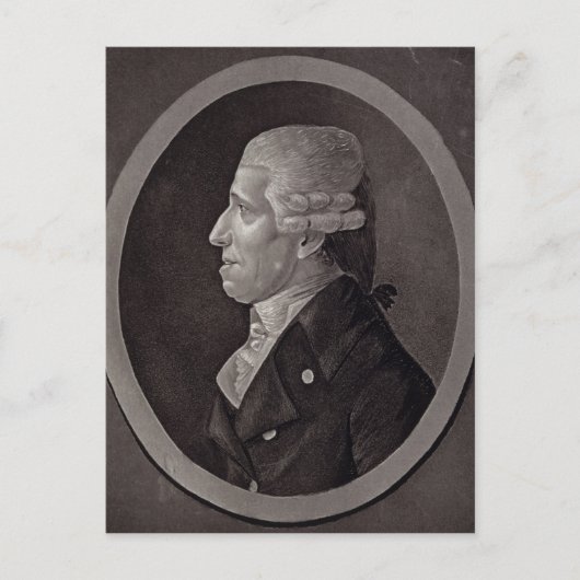 Portret van Franz Joseph Haydn Briefkaart (Voorkant)