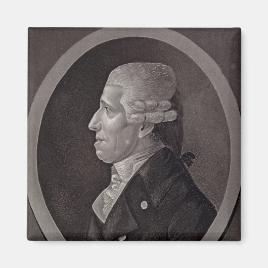 Portret van Franz Joseph Haydn Magneet (Voorkant)