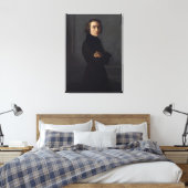 Portret van Franz Liszt 1839 Canvas Afdruk (Insitu (Slaapkamer))