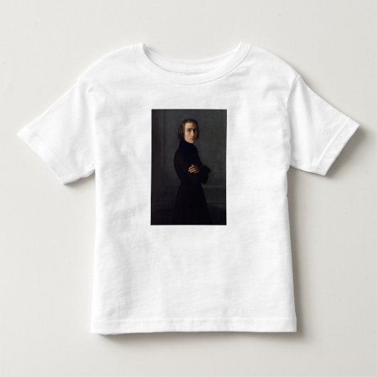 Portret van Franz Liszt 1839 Kinder Shirts (Voorkant)