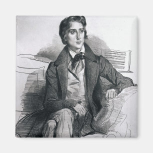 Portret van Franz Liszt August 1832 Magneet