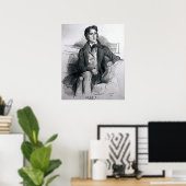 Portret van Franz Liszt August 1832 Poster (Thuiskantoor)