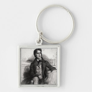 Portret van Franz Liszt August 1832 Sleutelhanger
