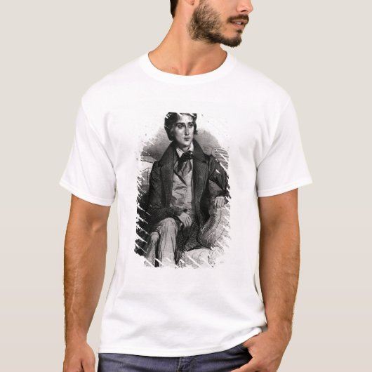 Portret van Franz Liszt August 1832 T-shirt (Voorkant)