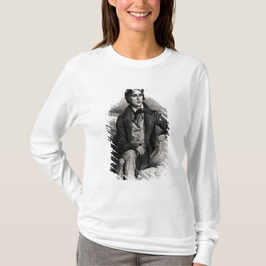 Portret van Franz Liszt August 1832 T-shirt (Voorkant)
