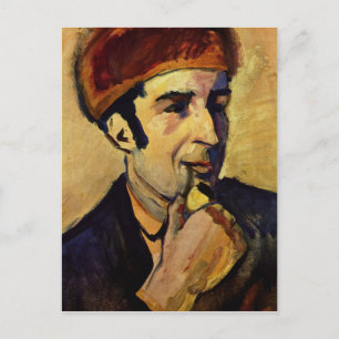 Portret van Franz Marc door August Macke Briefkaart