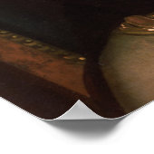 Portret van Franz Schubert, Oostenrijkse componist Poster (Hoek)