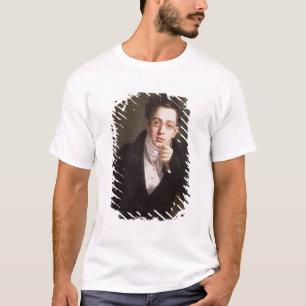 Portret van Franz Schubert, Oostenrijkse componist T-shirt