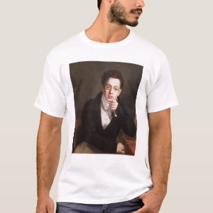 Portret van Franz Schubert, Oostenrijkse componist T-shirt
