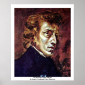 Portret van Frédéric Chopin Poster (Voorkant)