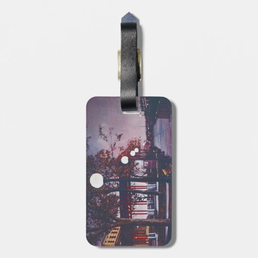 Portret van Freedom Birthplace Bagagelabel (Achterkant verticaal)