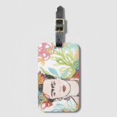 Portret van Frida Kahlo Bagagelabel (Voorkant (verticaal))