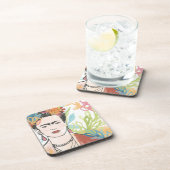 Portret van Frida Kahlo Bier Onderzetter (Rechterzijde)