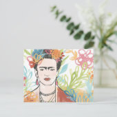 Portret van Frida Kahlo Briefkaart (Staand voorkant)