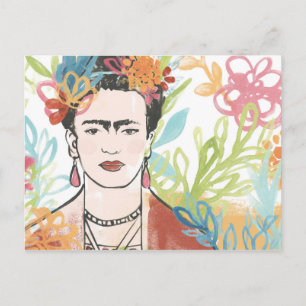 Portret van Frida Kahlo Briefkaart