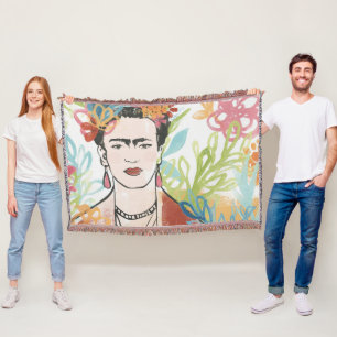 Portret van Frida Kahlo Deken