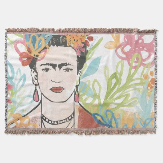 Portret van Frida Kahlo Deken (Voorkant)