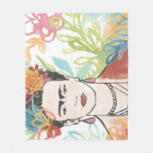 Portret van Frida Kahlo Fleece Deken (Voorkant)