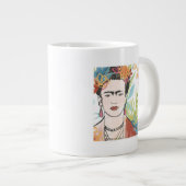 Portret van Frida Kahlo Grote Koffiekop (Voorkant rechts)