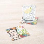 Portret van Frida Kahlo Kartonnen Onderzetters (Insitu)