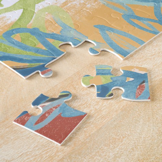 Portret van Frida Kahlo Legpuzzel (Zijkant)