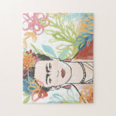 Portret van Frida Kahlo Legpuzzel (Verticaal)